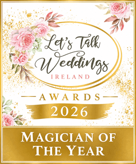 Let's Talk Weddings Ireland Awards 2026 badge: Magician of the Year