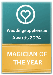 Weddingsuppliers.ie Awards 2024 badge: Magician of the Year